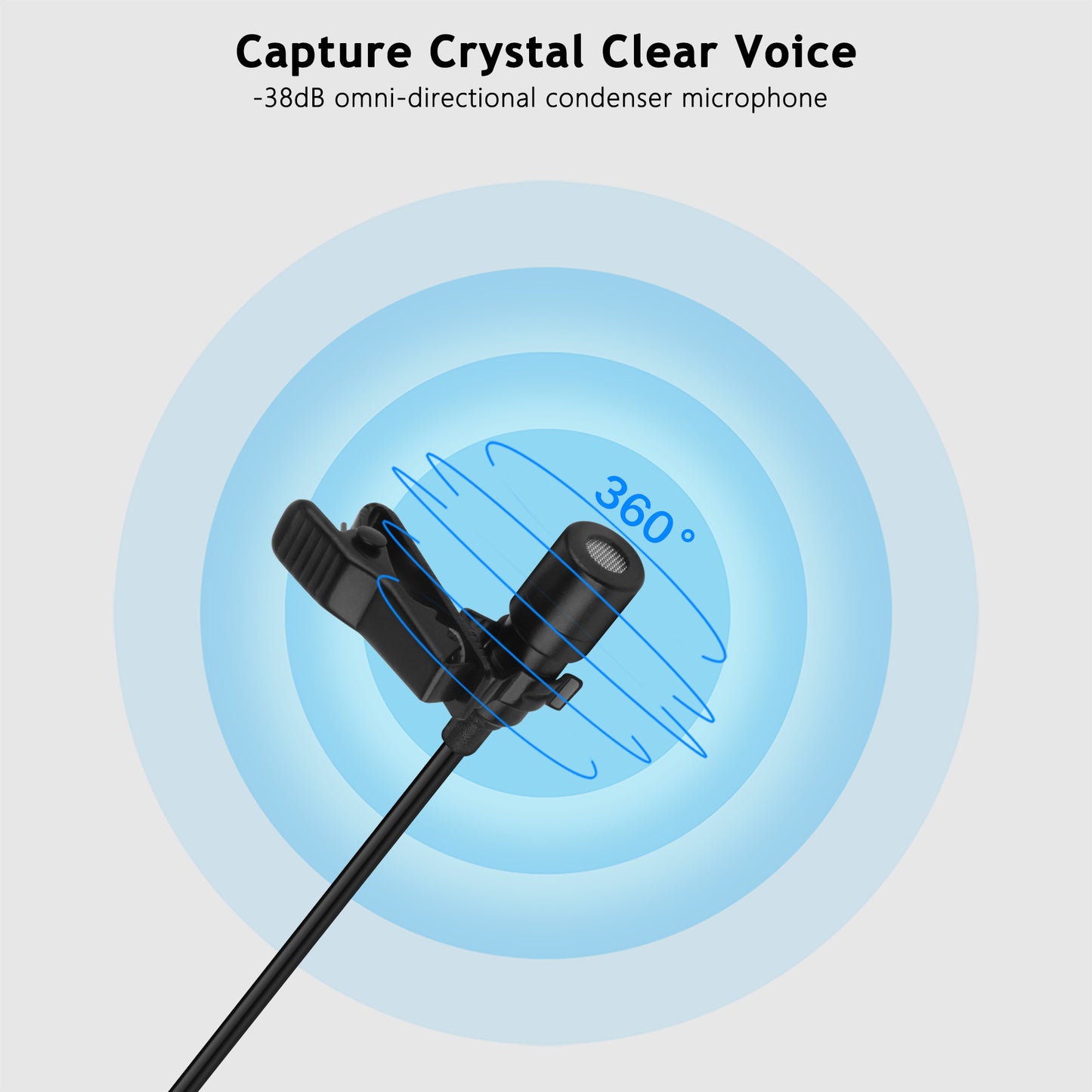 3.5mm Lavalier Microphones - 2 Packs