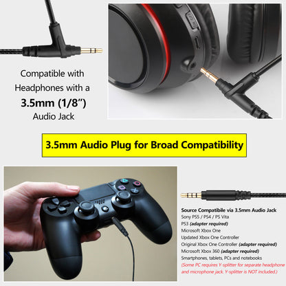Detachable Boom Mic Cable for Headphones