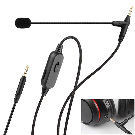 Detachable Boom Mic Cable for Headphones
