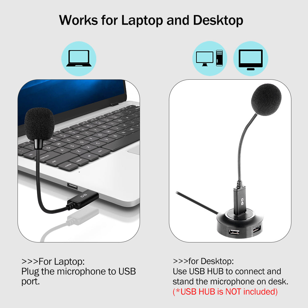 Small USB Microphone for Computer