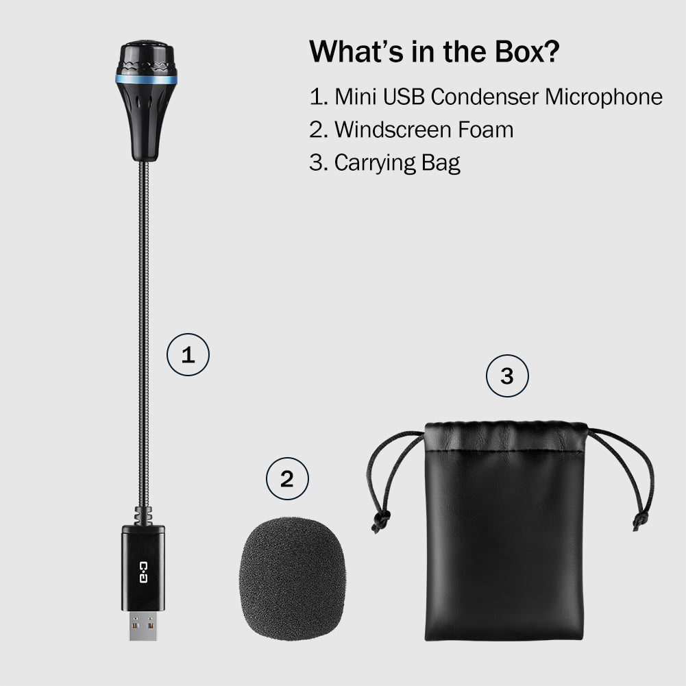 Small USB Microphone for Computer