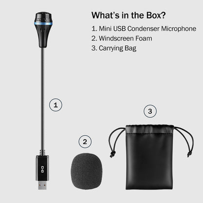Small USB Microphone for Computer