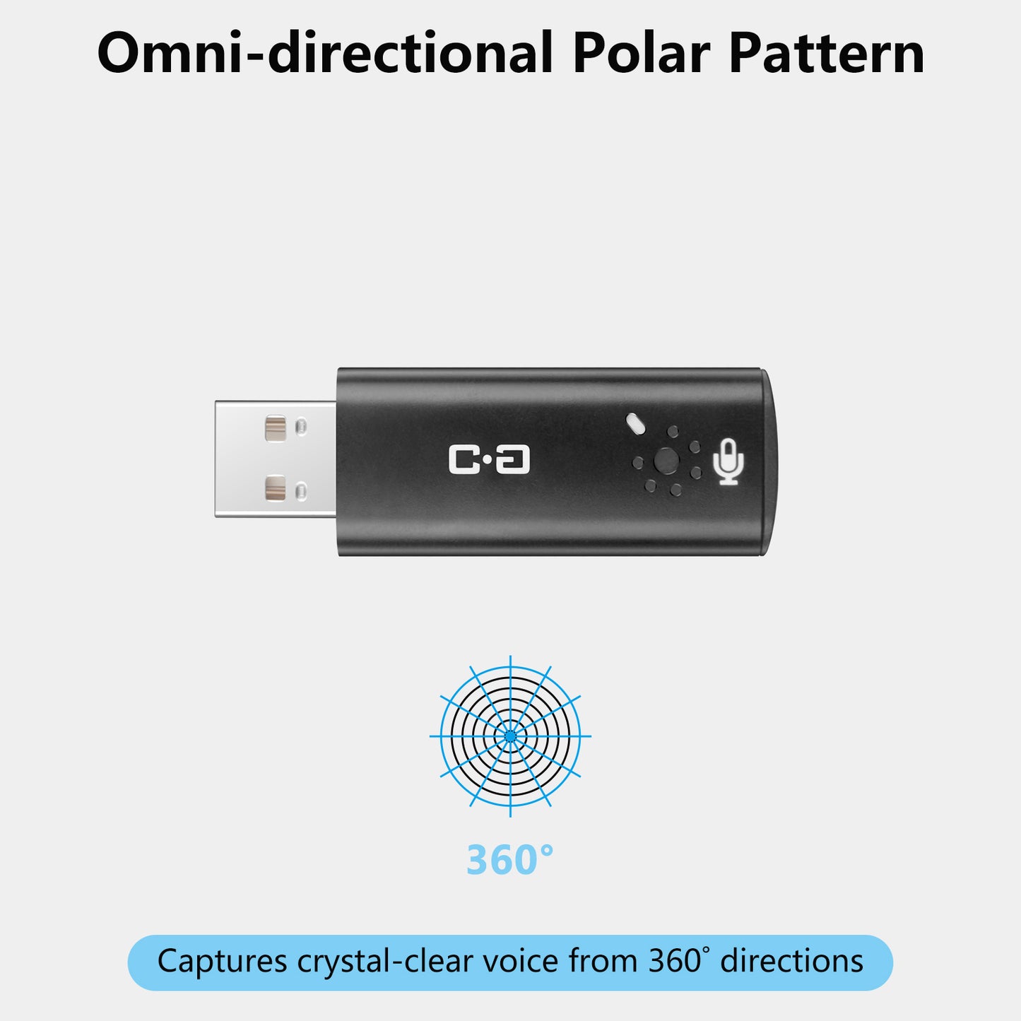 Mini USB Microphone with Mute