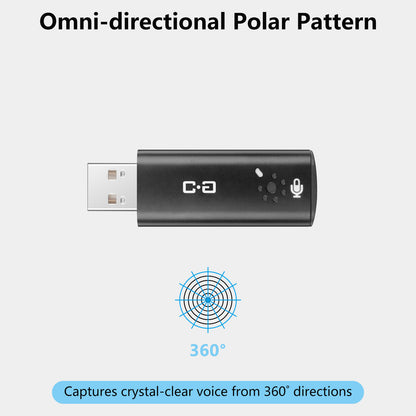 Mini USB Microphone with Mute
