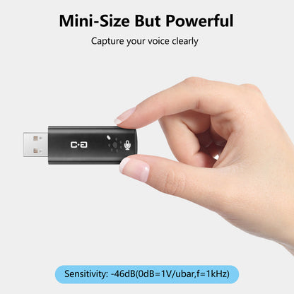 Mini USB Microphone with Mute