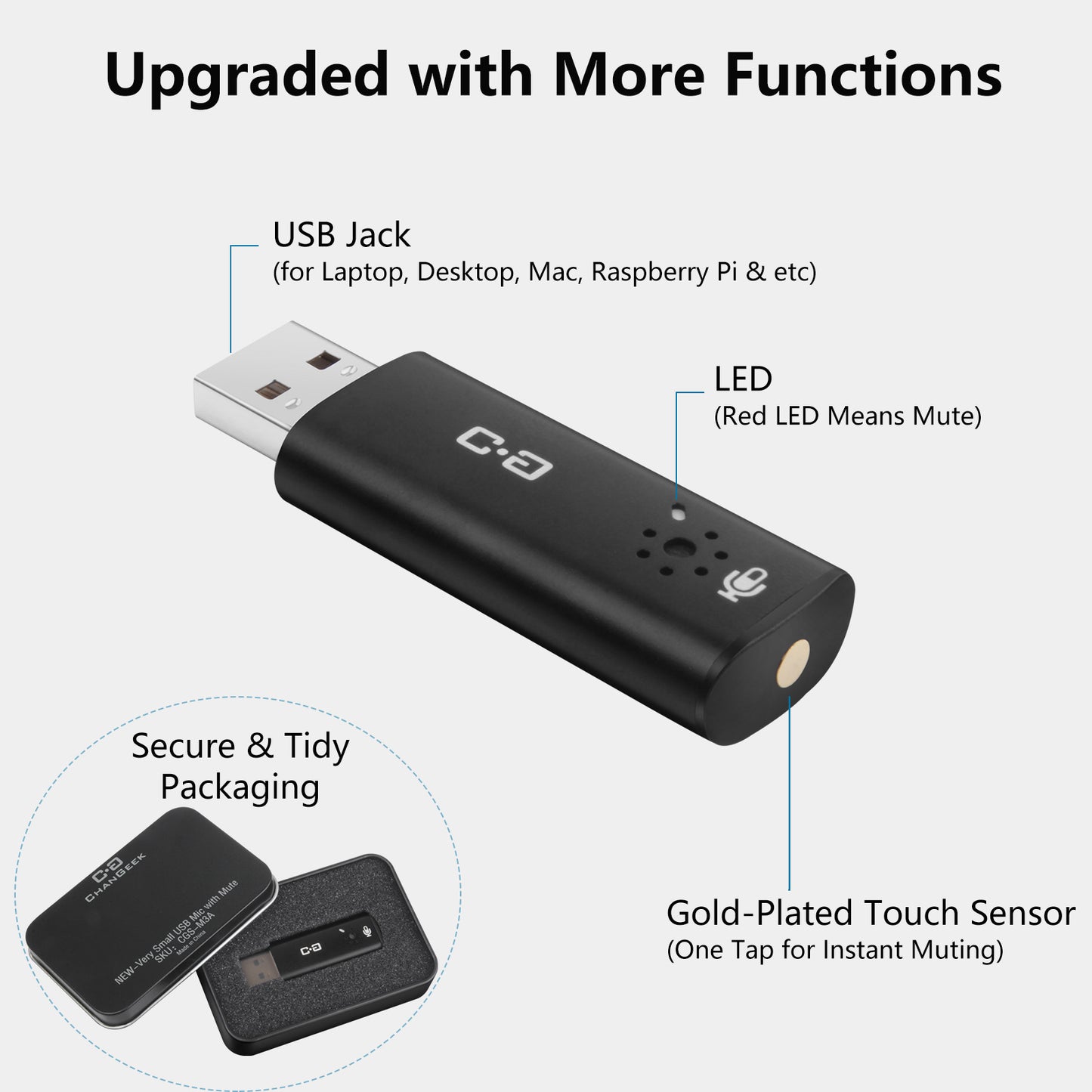 Mini USB Microphone with Mute