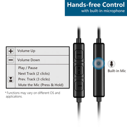 Wired Earhook In-Ear Headphones