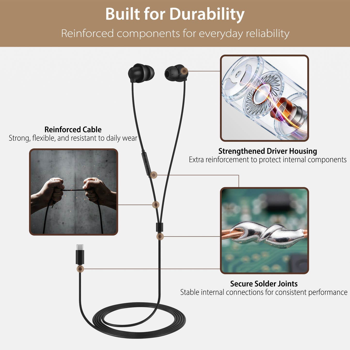 USB C Sleep Earbuds