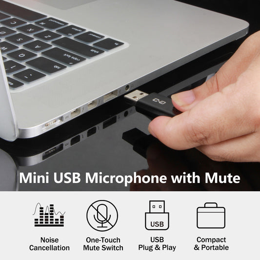 Mini USB Microphone with Mute