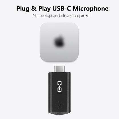 Compact USB C Microphone for Mac Mini