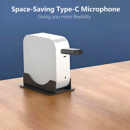Compact USB C Microphone for Mac Mini