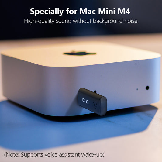 Compact USB C Microphone for Mac Mini